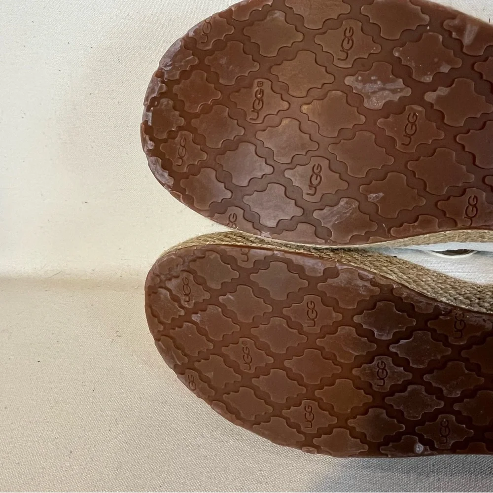 UGG‎ Cream Slip-On Espadrilles
